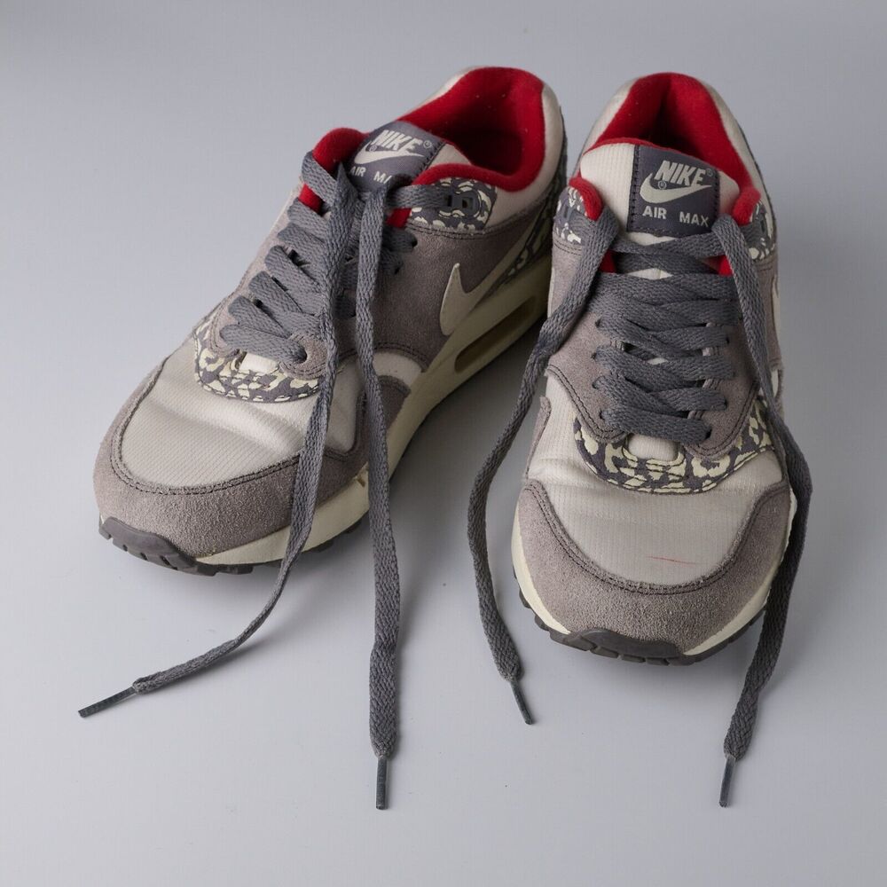 Women's Vintage Nike Air Max 1 Leopard Pack 2012 Running Shoes 319986-099 sz 8 - Picture 10 of 13